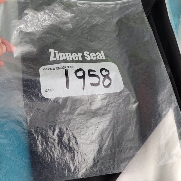 Maggy London Women's Black White Front Asymmetric Slit Darting Sheath Dress 10 - Picture 13 of 13